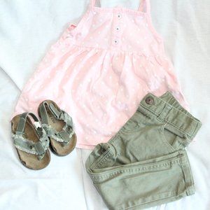 Amy Coe Baby Sandals Olive Green Camo sz3